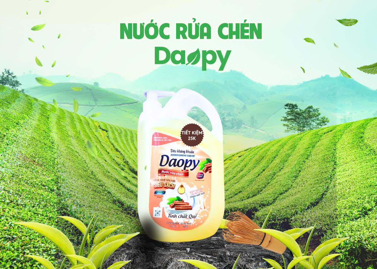 Nước rửa chén DAOPY hương quế
