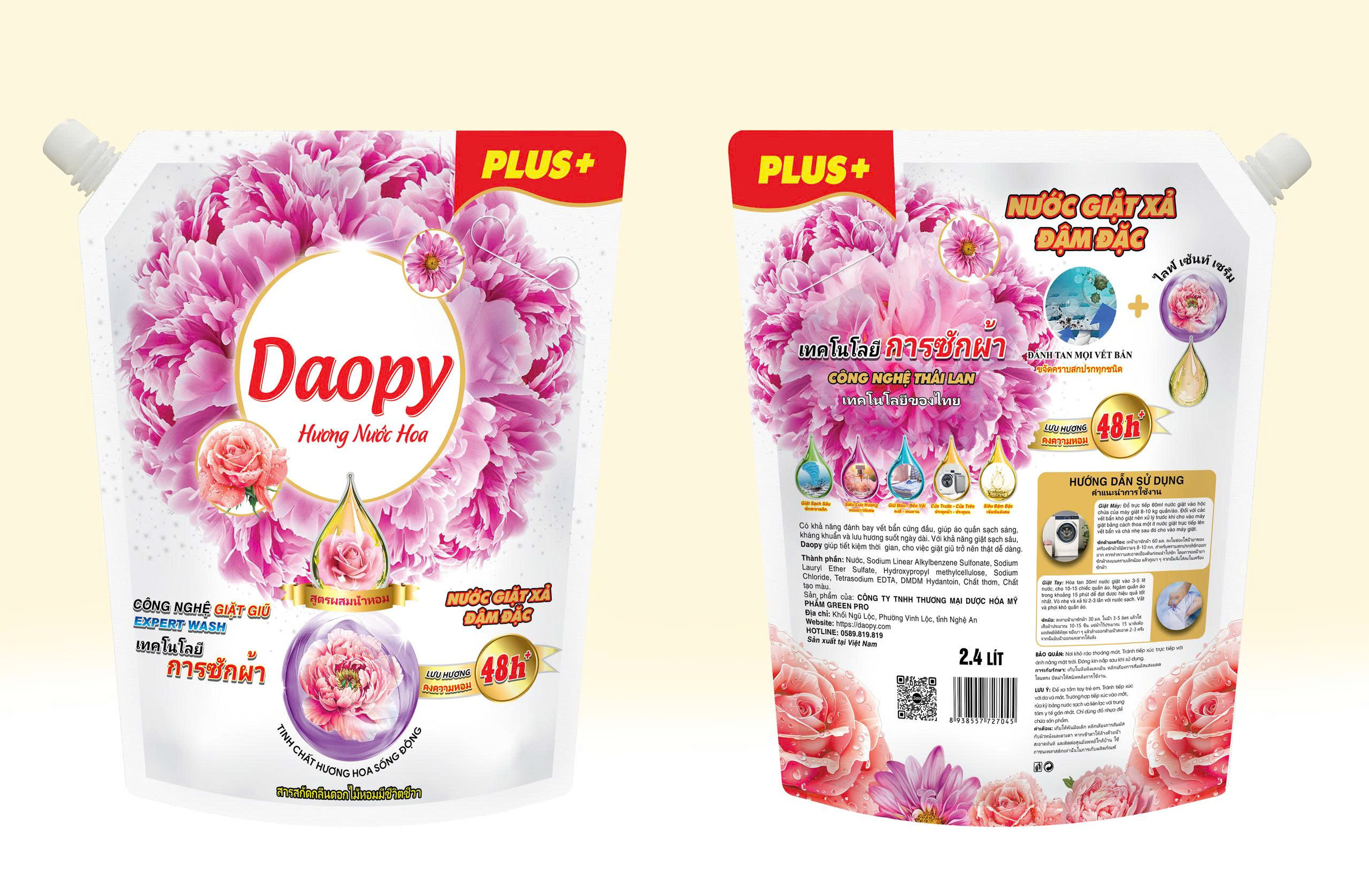 Nước giặt DAOPY túi 2.4L